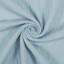 Vermietung von Musselin Stoff Servietten ca. 40 cm x 40 cm - Farbe hellblau / 1,10 €