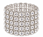 Strass-Serviettenring Silber mieten – glamouröse Tischdeko für Hochzeit & Event | 0,40 €