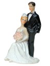 Tortenfigur Tortenaufsatz zur Hochzeit Brautpaar 12,5 cm TA0015