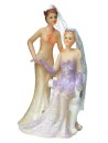 Tortenfigur Tortenaufsatz zur Hochzeit Homo Brautpaar 14 cm TA0017 Frauen