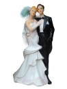 Tortenfigur Tortenaufsatz zur Hochzeit Brautpaar 25 cm TA0054