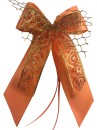 Weihnachtsschleifen Schleifen Geschenke Weihnachten WS1813 im 10er Set - orange, aprikot