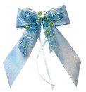Weihnachtsschleifen Schleifen Geschenke Weihnachten WS1918 im 10er Set - hellblau, blau
