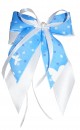 Weihnachtsschleifen Schleifen Geschenke Weihnachten WS1928 im 10er Set - hellblau, blau, weiß