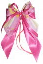 Weihnachtsschleifen Schleifen Geschenke Weihnachten WS1932 im 10er Set - pink, fuchsia, hellgrün