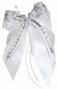 Weihnachtsschleifen Schleifen Geschenke Weihnachten WS1935 im 10er Set - weiß, grau, silber