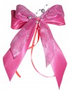 Weihnachtsschleifen Schleifen Geschenke Weihnachten WS1946 im 10er Set - pink, silber