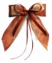 Weihnachtsschleifen Schleifen Geschenke Weihnachten WS1977 im 10er Set - bordeaux, rot, gold