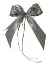 Weihnachtsschleifen Schleifen Geschenke Weihnachten WS2024 im 10er Set - grau, silber, blau