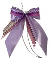 Weihnachtsschleifen Schleifen Geschenke Weihnachten WS2324 im 10er Set - flieder, lila, pink
