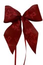 Weihnachtsschleifen Schleifen Geschenke Weihnachten WS2339 im 10er Set - bordeaux, weinrot