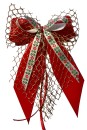 Weihnachtsschleifen Schleifen Geschenke Weihnachten WS2356 im 10er Set - rot, grün, gold