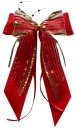 Weihnachtsschleifen Schleifen Geschenke Weihnachten WS2376 im 10er Set - rot, gold