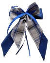 Weihnachtsschleifen Schleifen Geschenke Weihnachten WS2406 im 10er Set - blau, natur