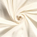 Vermietung von Musselin Stoff Tischläufer ca. 300 cm x 40 cm - Farbe ivory / 5,50 €